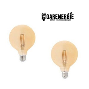 Acquistare lampadina LED oro vintage G45 1800K ambra trasparente