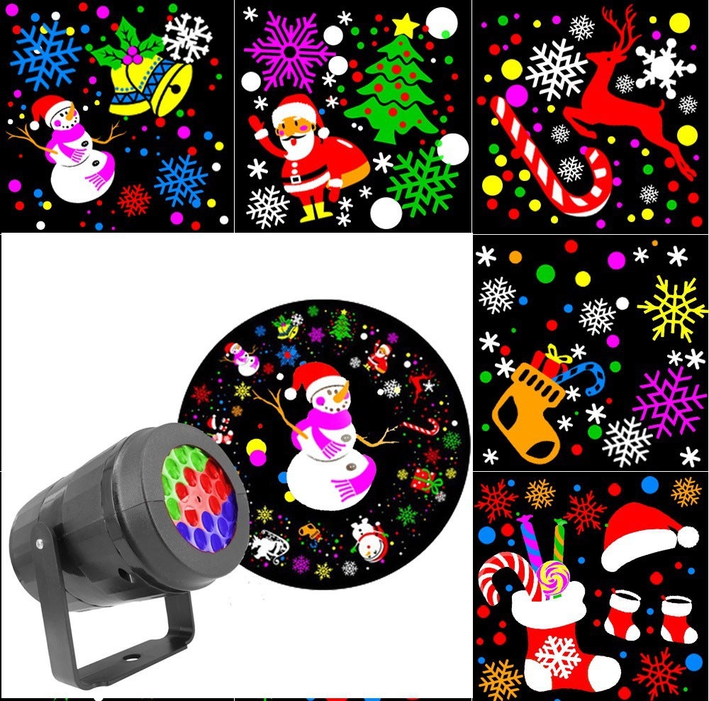1 Pièce Projecteur Laser De Noël Flocon De Neige, Lumières De Scène Led  Rotatives Avec Motifs De Noël, Décoration Lumineuse Pour Extérieur Pendant  Les Vacances De Noël, Lumières De Fête Flocon De