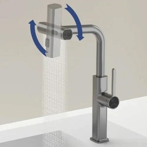 Robinet de salle de bain GENERIQUE Embout universel de robinet rotatif à  360° anti éclaboussures