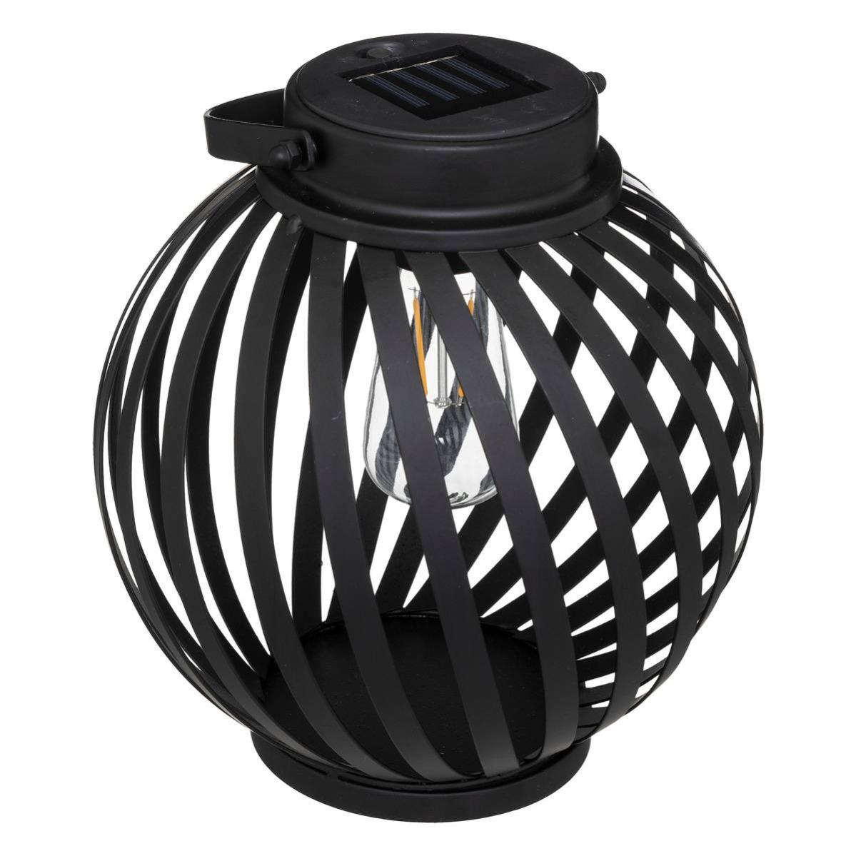 Lampes à poser d'extérieur "Isya" métal noir H21 cm Atmosphera créateur d'intérieur