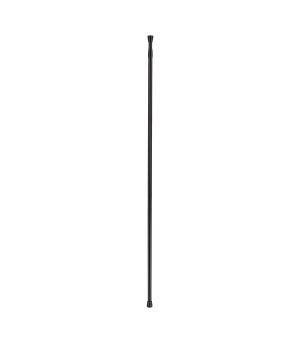 Barre pour rideau de douche noir 66.8 x 4.5 cm