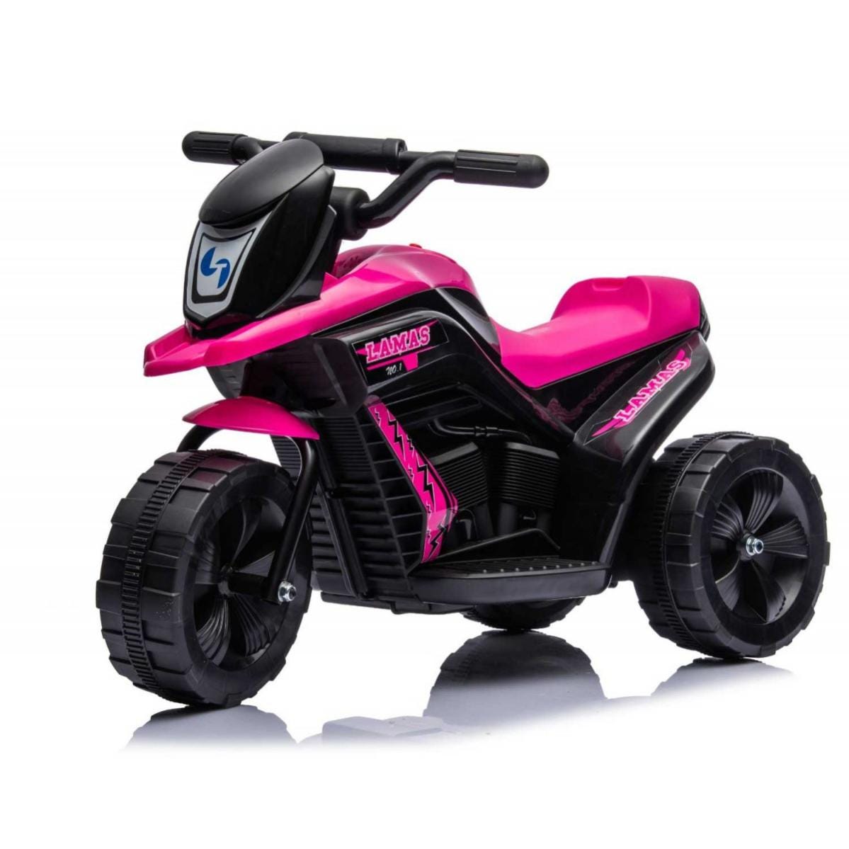 Scooter per Bambini con 3 Ruote Moto Elettrica Rosa Triciclo