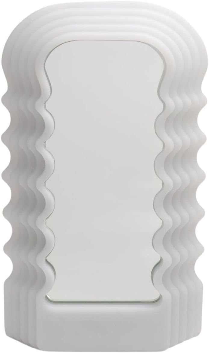 FLAMINGUEO - Espejo Ondulado Decorativo Pared (65x50x2,5 cm), Envío 48/72  horas