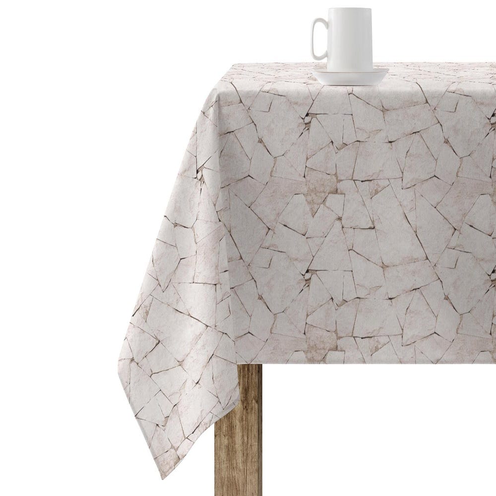 Mantel antimanchas de tela por metros impermeable teflon - Piedra blanca  pizarra 46056-1