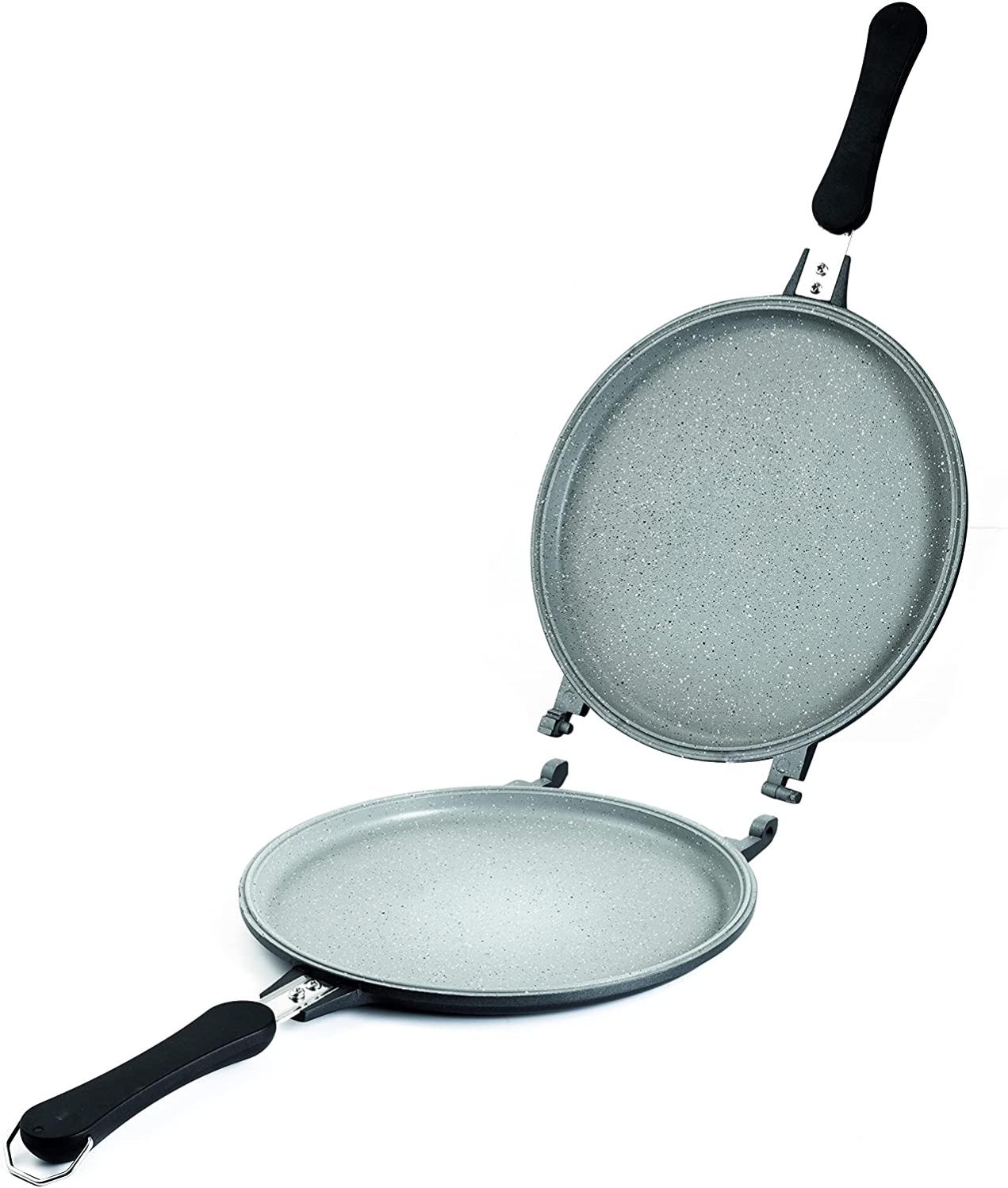 Padella Doppia Girafrittata Aeternum 24 Cm - Rivestimento Antiaderente, Per Induzione, Nero - Foto 10