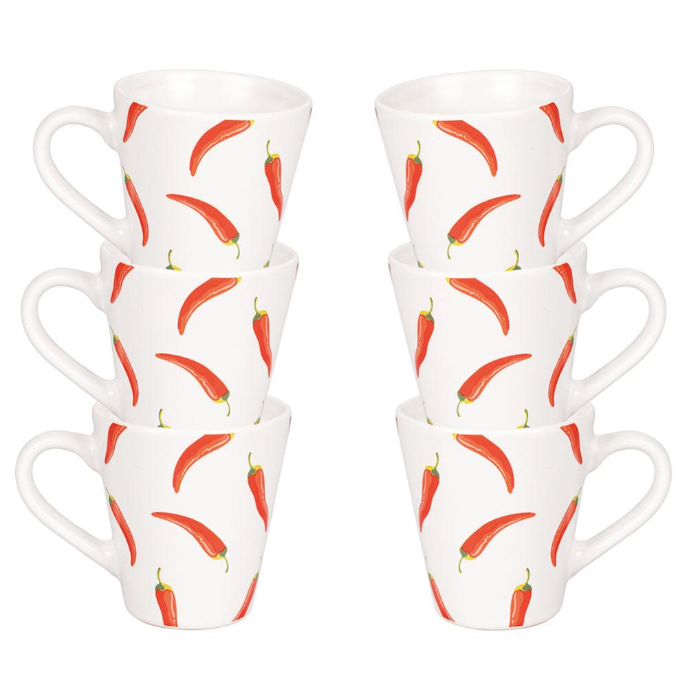 Set 6 Tazzine Caffè Excelsa - Porcellana, 90ml, Con Piattino, Lavastoviglie E Microonde - Foto 8