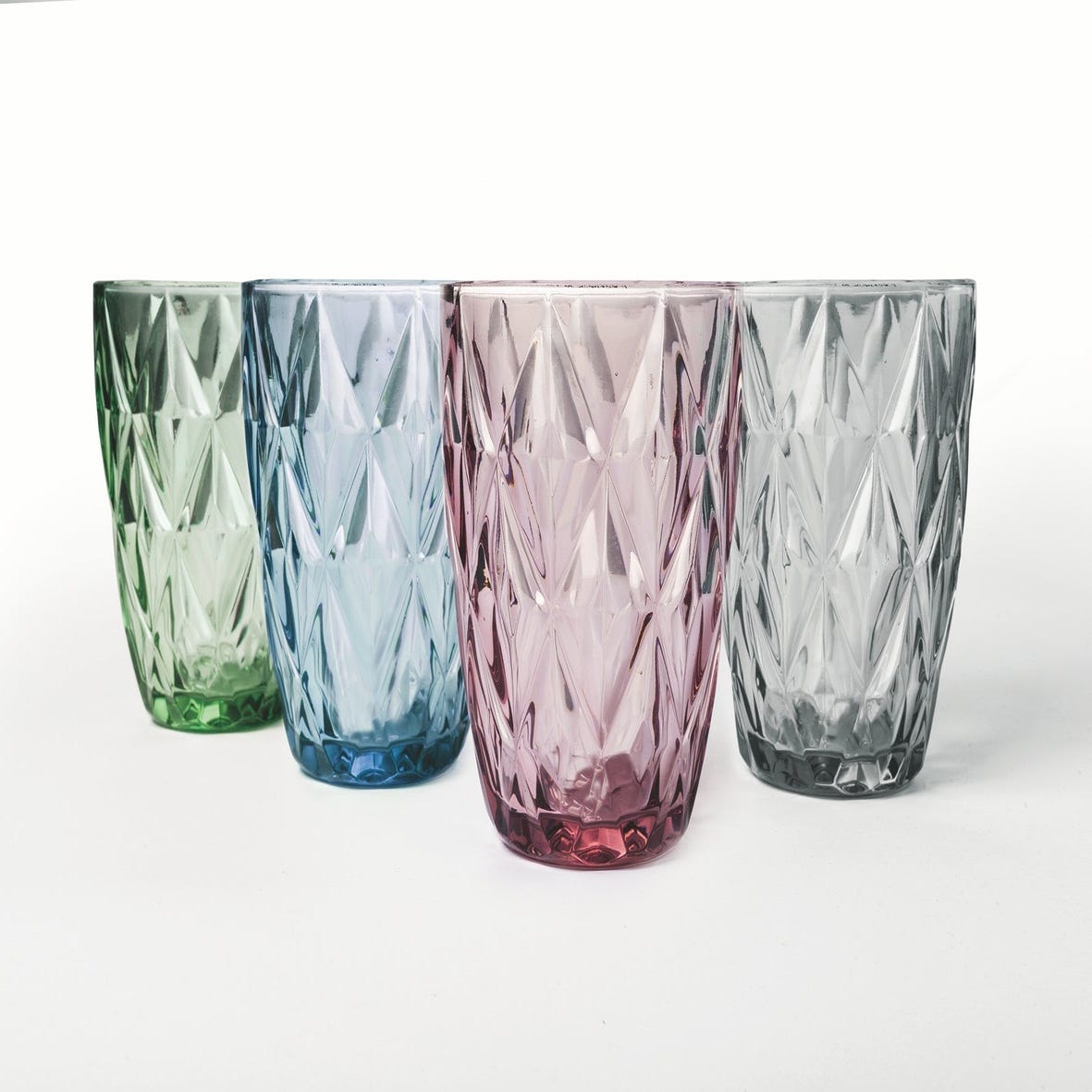 Masterpro by Carlo Cracco set 12 bicchieri acqua in vetro sonoro Ipsum  resistente e brillante, made in Italy, lavastoviglie, 12 pezzi