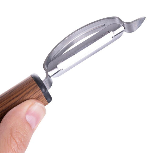 Levatorsoli Per Zucchine E Cetrioli - Acciaio Inox Con Manico In Legno - Made In Italy - Foto 9