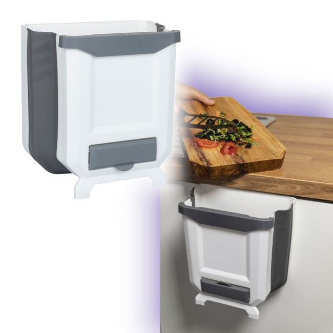 Elpheco, Pattumiera per bagno, 9,5 litri, impermeabile, con sensore di Elpheco, Pattumiera per bagno, 9,5 litri, impermeabile, con sensore di