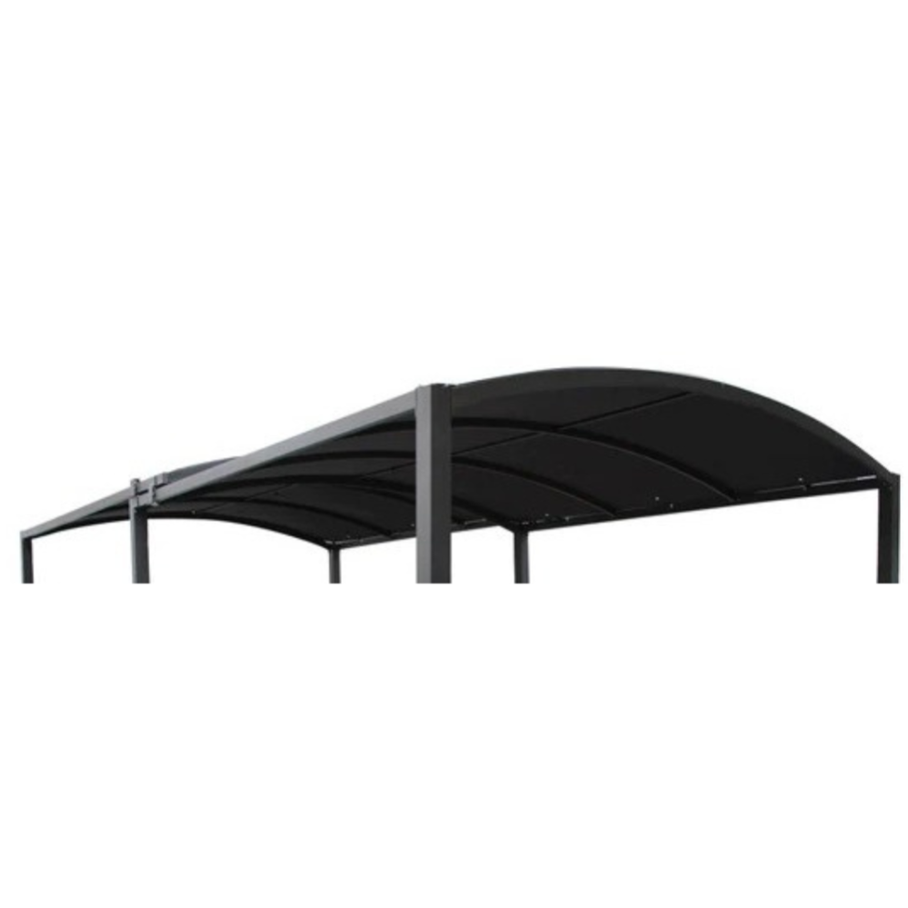 TUTTOPERGOLE Telo Di Ricambio In PVC Per Gazebo 3x2,5 M - Avorio, 650 Gr/m2, Antivento E Anti UV