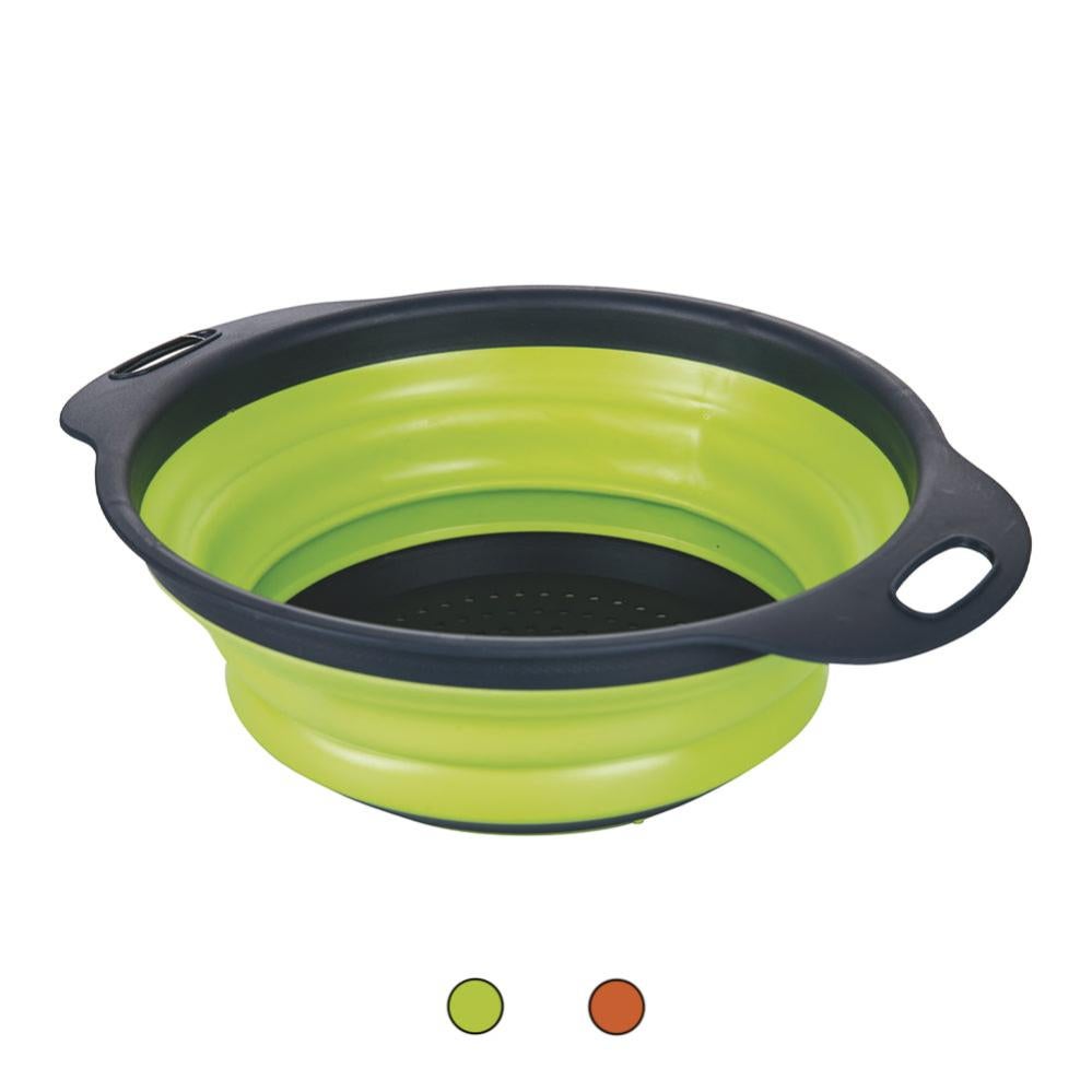 Scolapasta Pieghevole In Plastica Giallo - Salvaspazio Con Piedini, Ideale Per Pasta E Verdura, Senza BPA