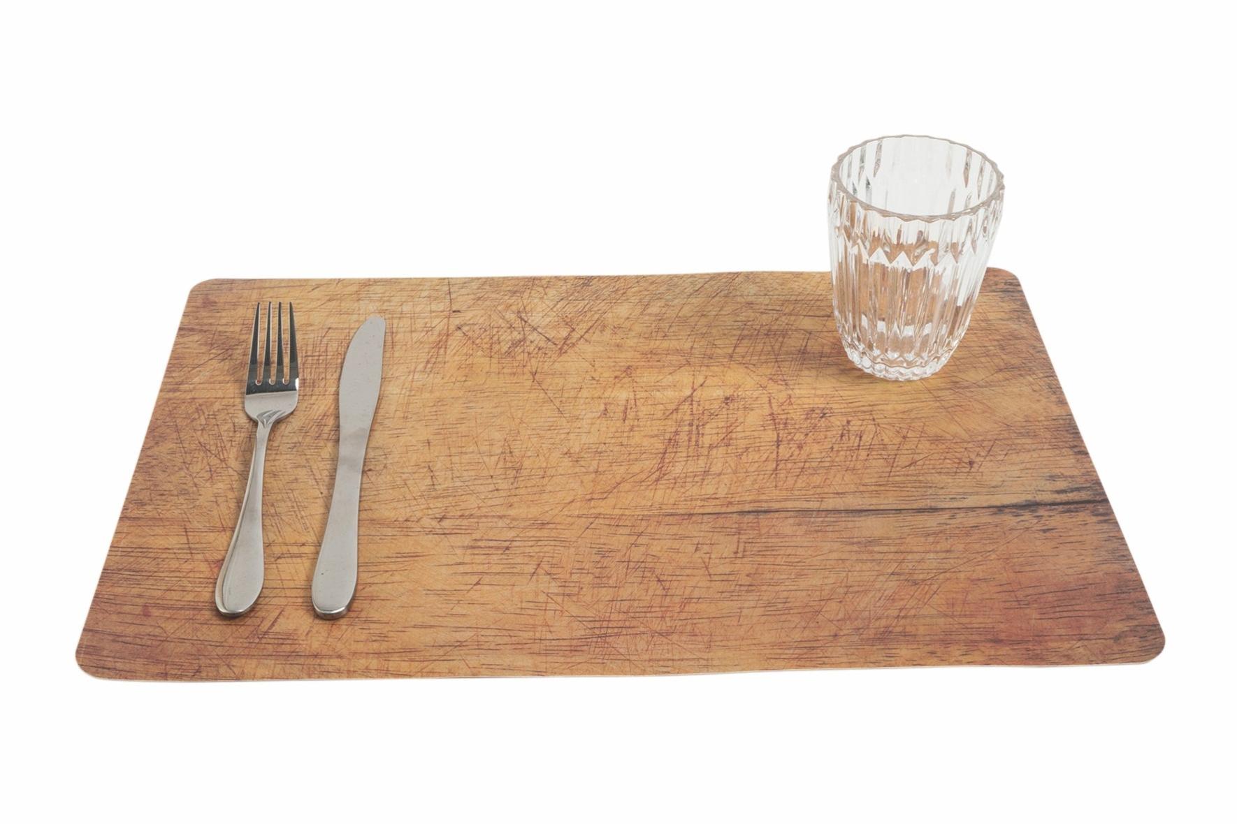 Set Di 6 Tovagliette Antiscivolo Viola Con Stampa Rossetto E Tacco Alto - In Poliestere, Termiche, Antimacchia, Eleganti Per Cucina