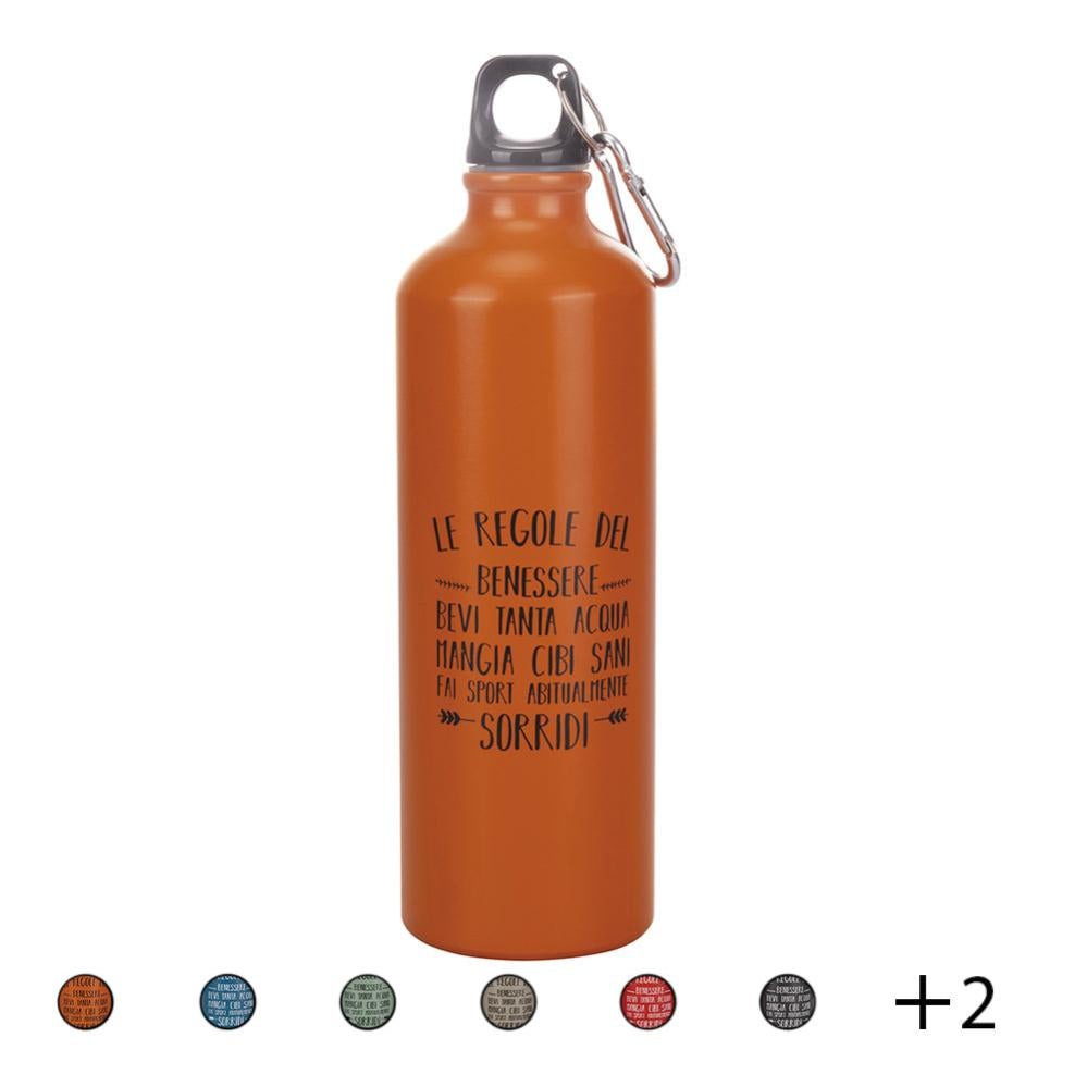Printtoo Borraccia da Viaggio Pesce Koi Borraccia Sportiva in Alluminio per Bambini 750ml/25.3oz
