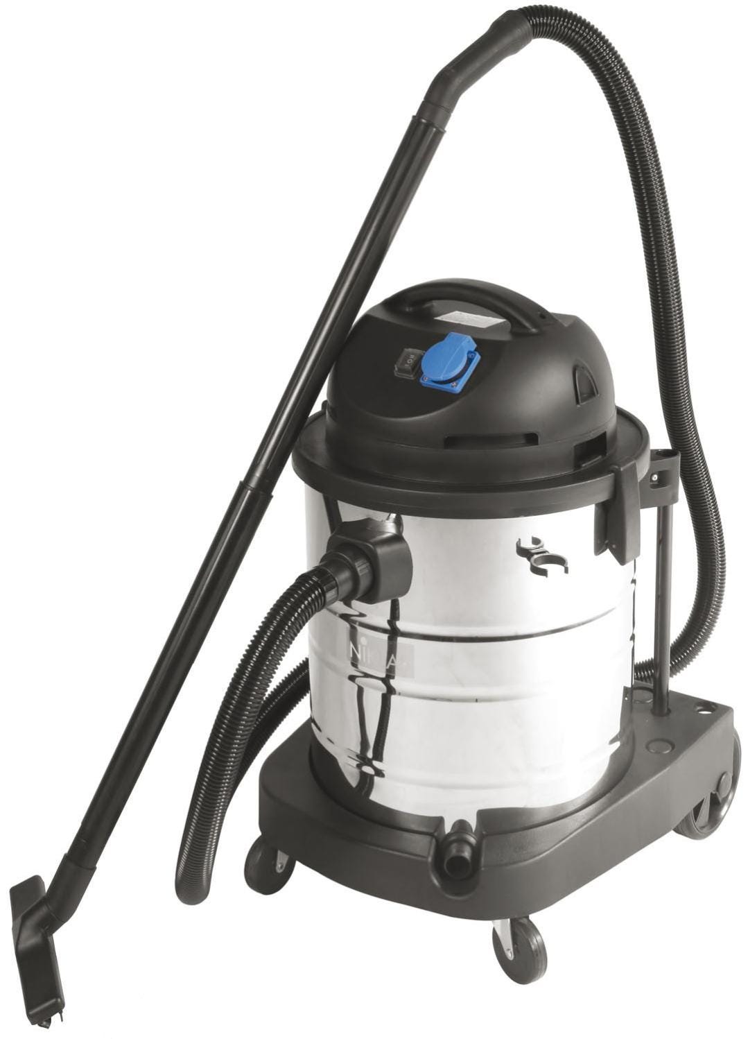 Bidone aspiratutto aspiracenere solidi e liquidi acciaio Inox Lt. 50 ...