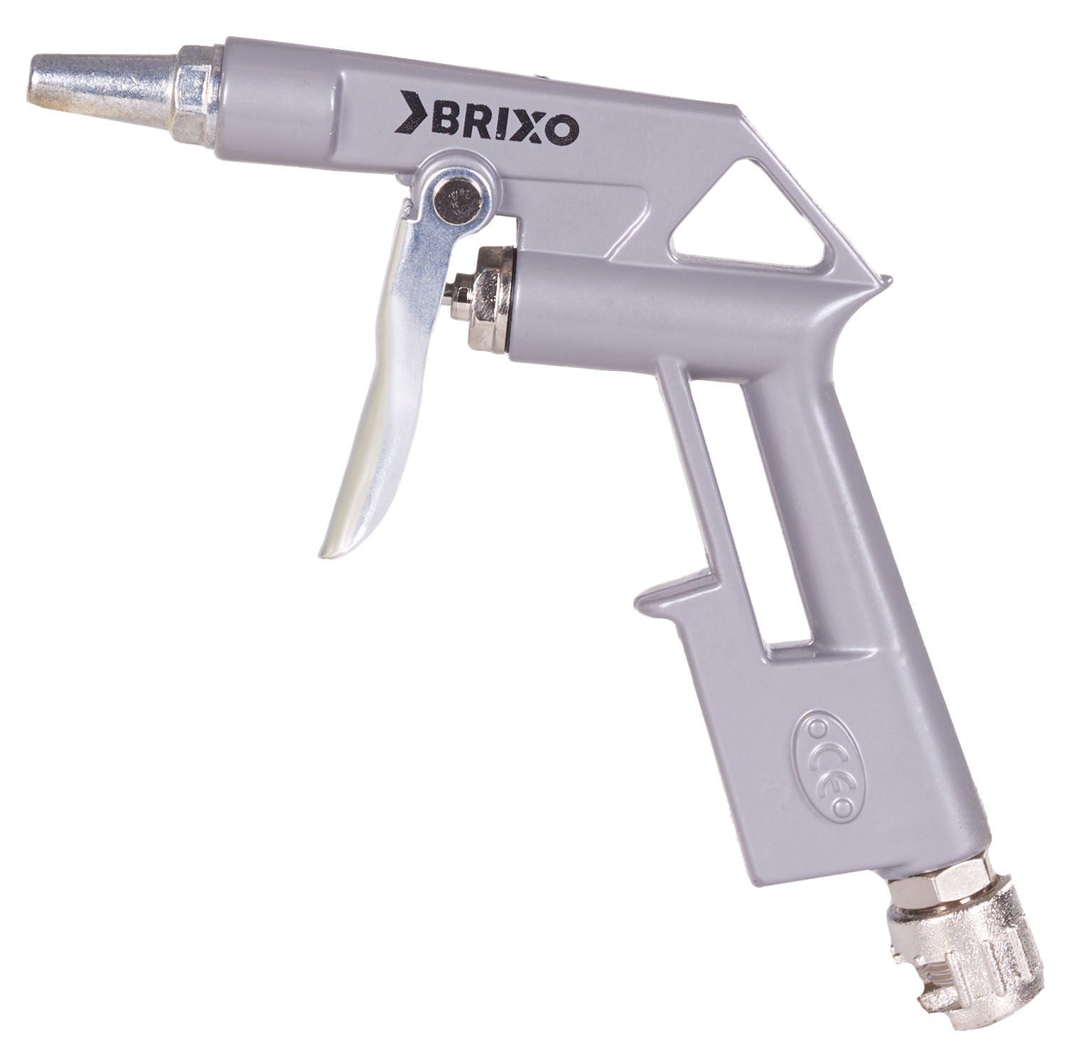 Pistola Ad Aria Compressa GrecoShop Con 5 Accessori - Ugelli Da 100 E 200 Mm, Max 10 Bar