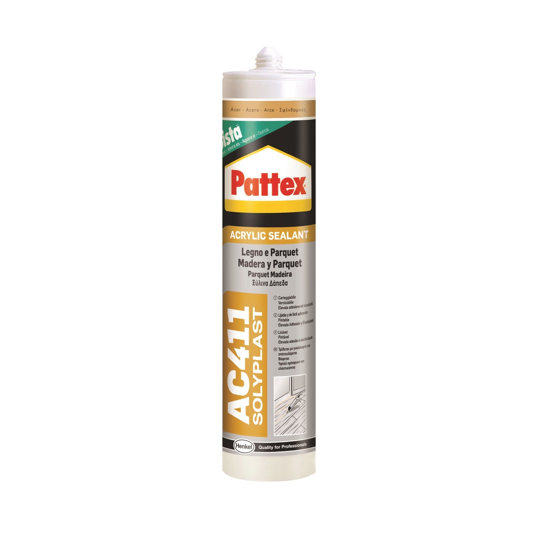 PATTEX Scellant acrylique pour bois et parquets - SandyBrown