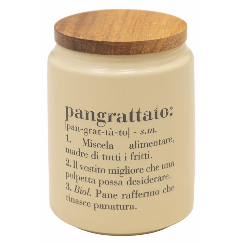 Two's Company Bamboo and Rose Mini Ginger Jar with 20 Bamboo Picks in