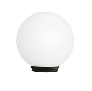 Portavaso a colonna con base quadrata alto 70 cm bianco trasparente con kit  luce attacco E27