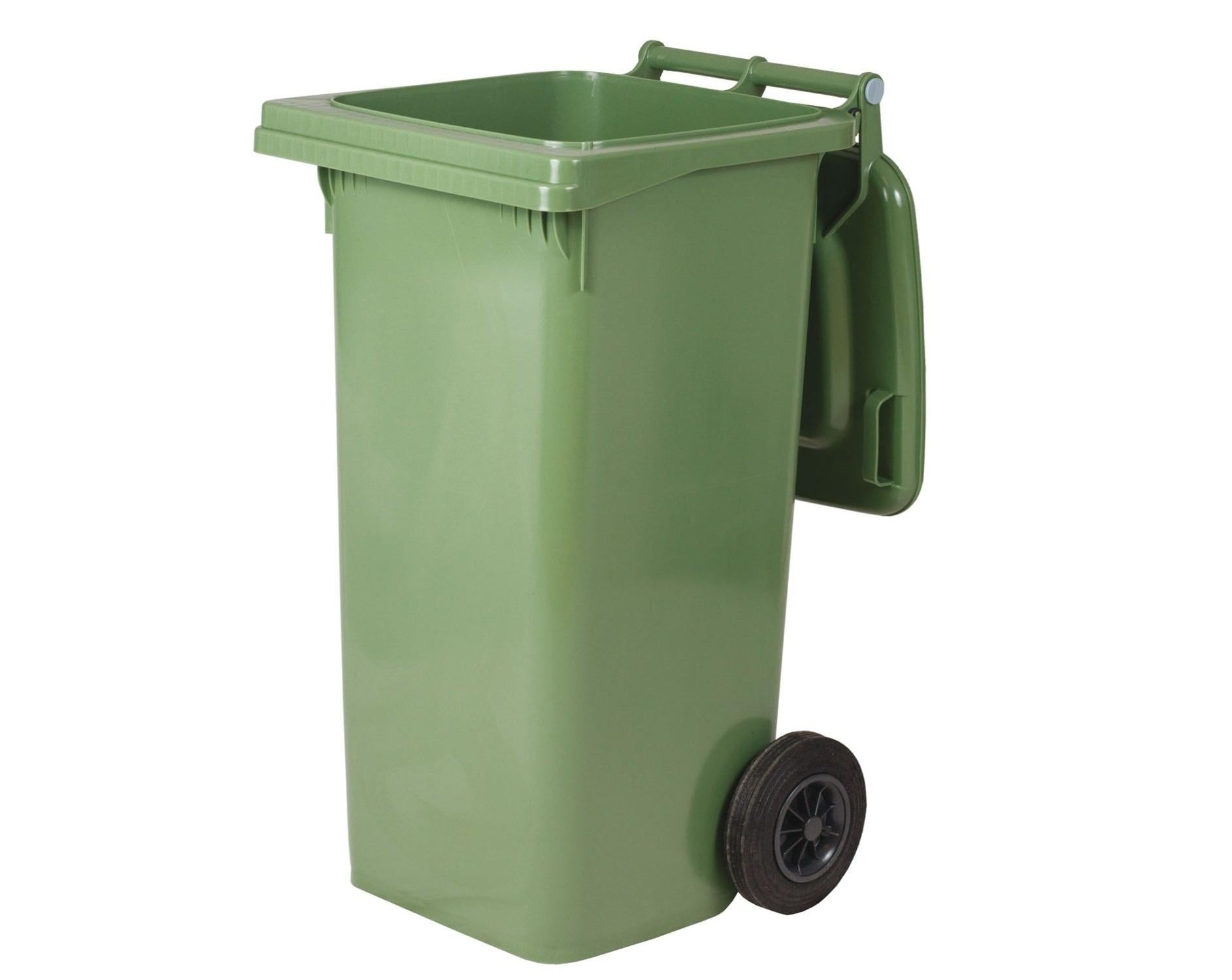 Bidone per raccolta differenziata con ruote 120Lt ICS - Blue | Leroy Merlin
