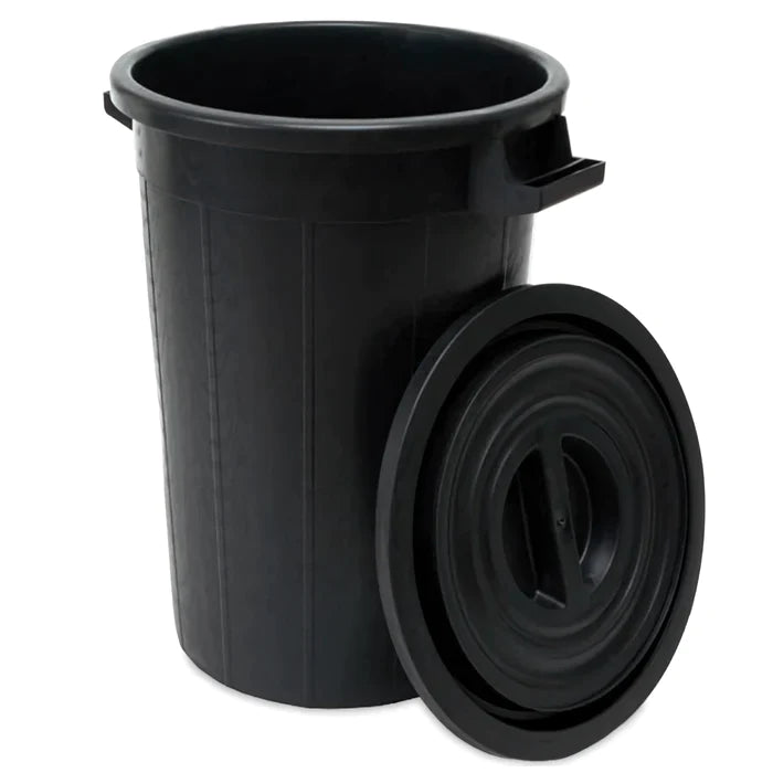 Mobil Plastic Coperchio Per Bidone Industriale 200 Litri – Nero In HDPE, Diametro 690 Mm