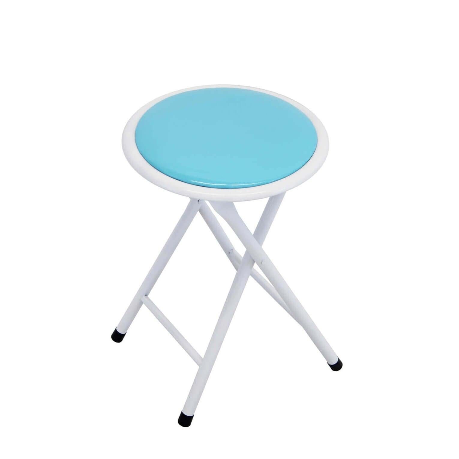 Sgabello Pieghevole Portatile 12,7 Cm – Per Adulti, Auto, Cucina, Bagno, Con Maniglia, Nero - 3