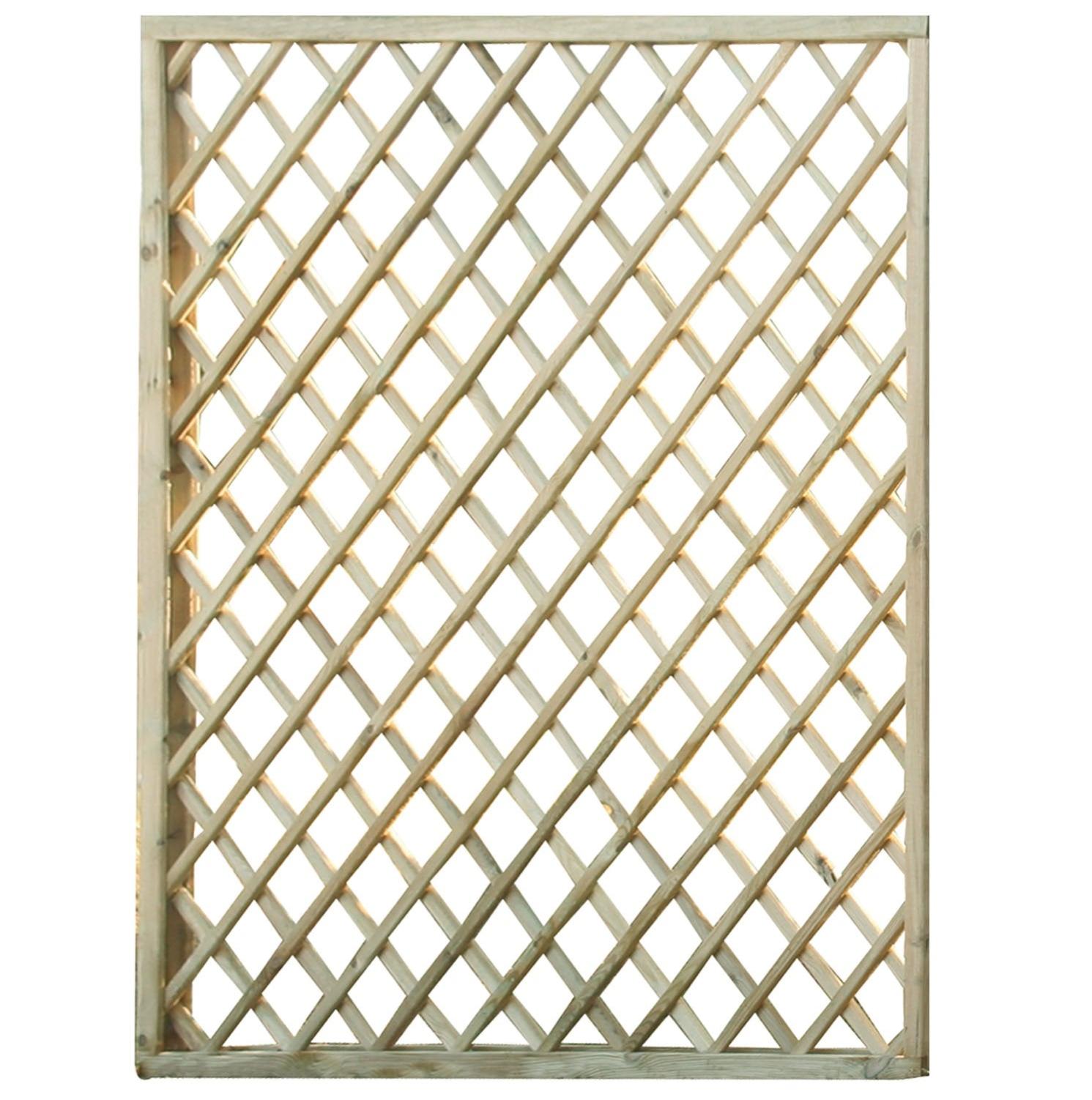 Panel De Madera Liso Con Arco De 180x180 Cm Para Cerramiento De Jardin - 5