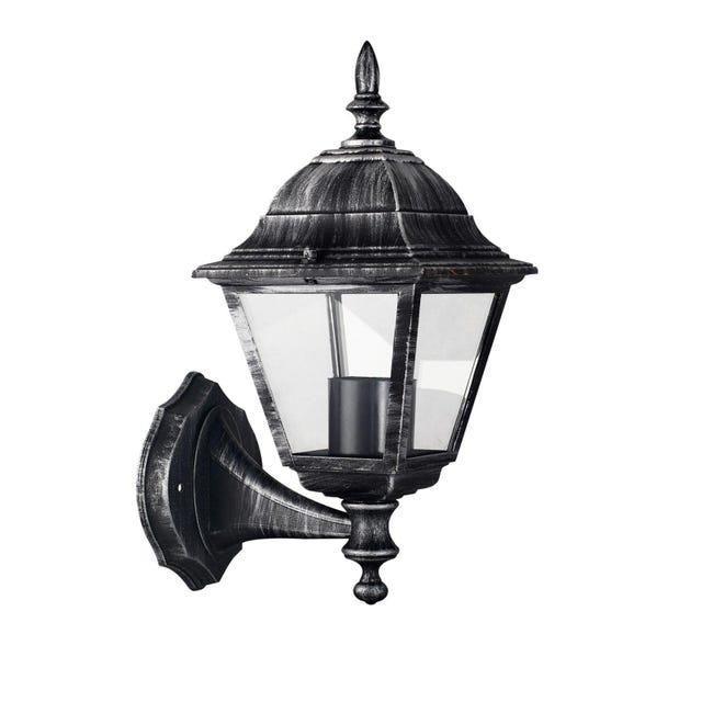 Evila Lanterna Da Giardino Sospensione – Corpo In Alluminio Nero, Portalampada E27, Max 20W LED / 42W Alogena, Dimensioni 300x145mm, Per Esterno E Interno