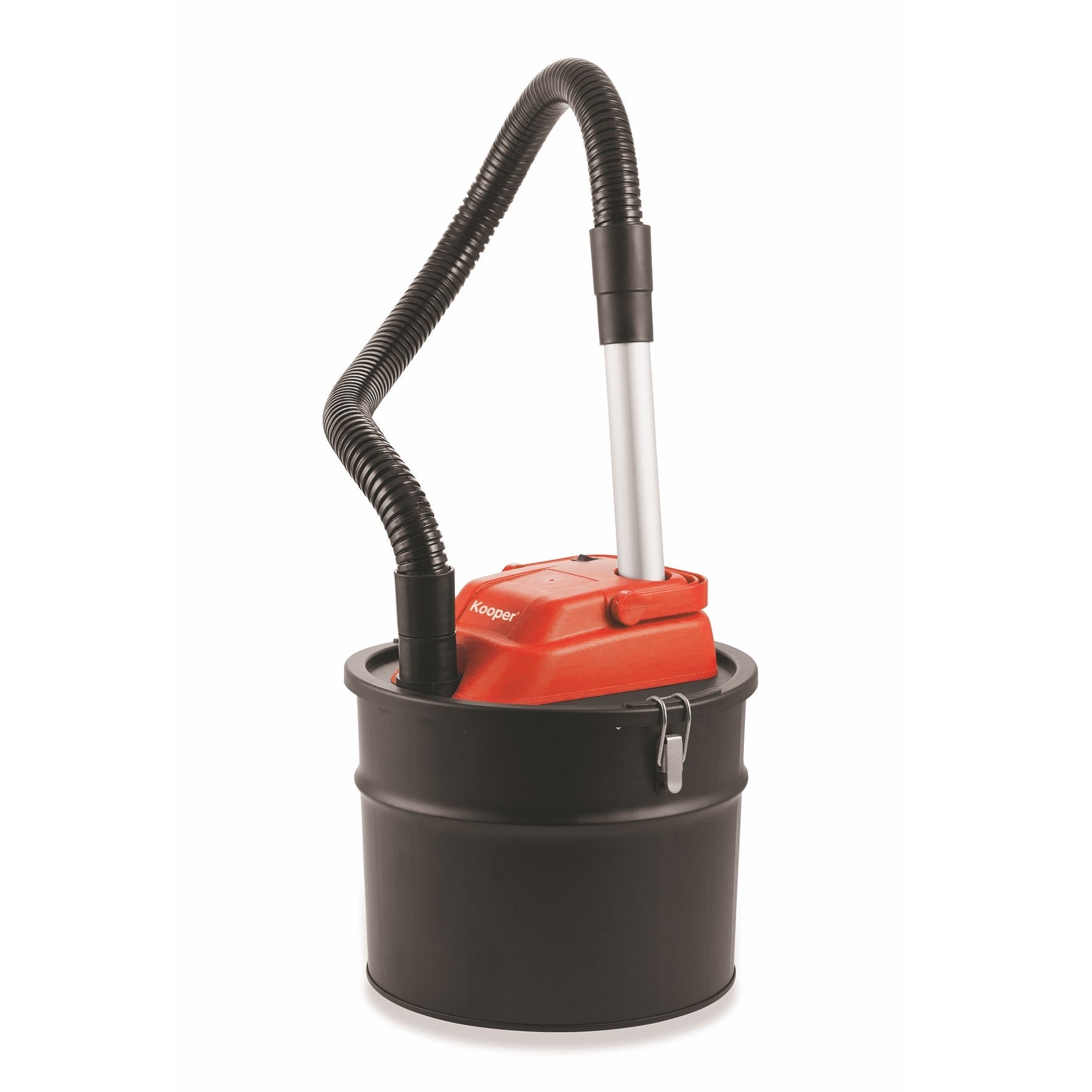 Bidone aspiracenere in metallo ideale per camini stufe a legna e barbecue  15L 600W Nerone