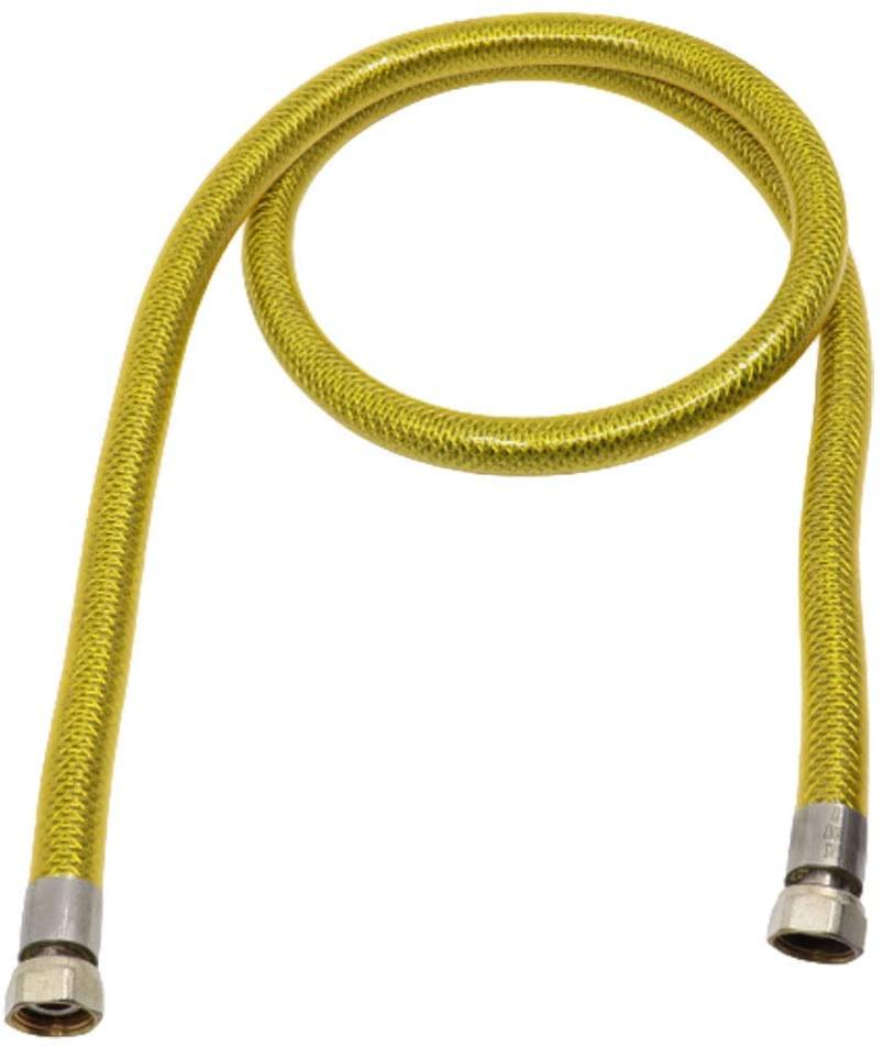 Tubo flessibile per gas GPL o Metano in acciaio INOX 1/2 F.F. Andinox EN 14800
