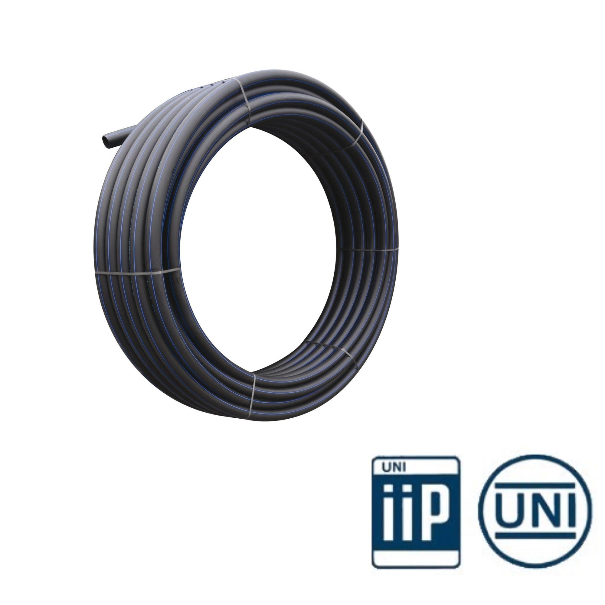 MyBoxSupply Box Partners Poly Tubing – 4 Mil, 6" X 725', Black, 1 Roll