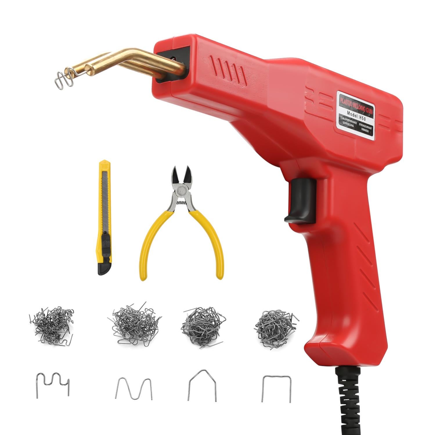 Acheter Pistolet thermique pour soudage du plastique, agrafeuse à chaud, Machine à souder le plastique, agrafes de fer à souder pour pare-chocs, Kit d'outils de réparation de pare-chocs de voiture, 2023 Acheter Pistolet thermique pour soudage du plastique, agrafeuse à chaud, Machine à souder le plastique, agrafes de fer à souder pour pare-chocs, Kit d'outils de réparation de pare-chocs de voiture, 2023