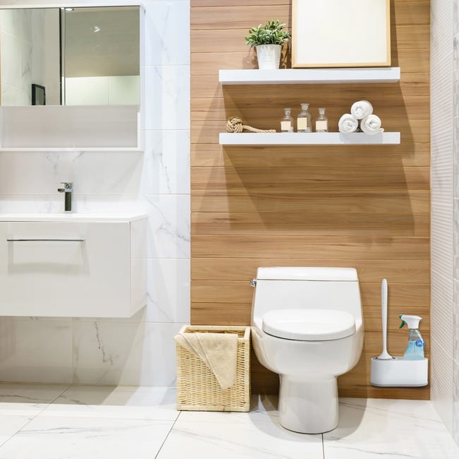 Brosse WC Silicone Brosse Toilette avec support à séchage rapide