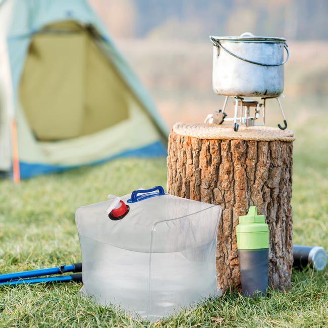 Bidon d'eau pliable, Bidon d'eau avec robinet, Bidon d'eau Camping