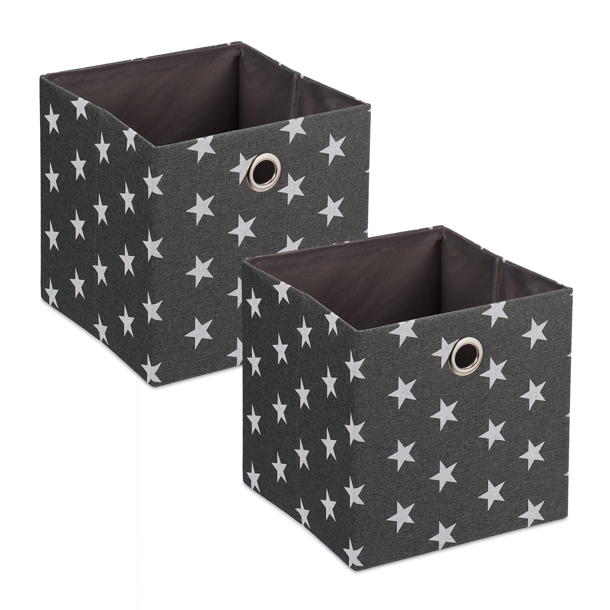 Boîte pliante boîte de rangement étagère boîte lot de 8 30x30 cm