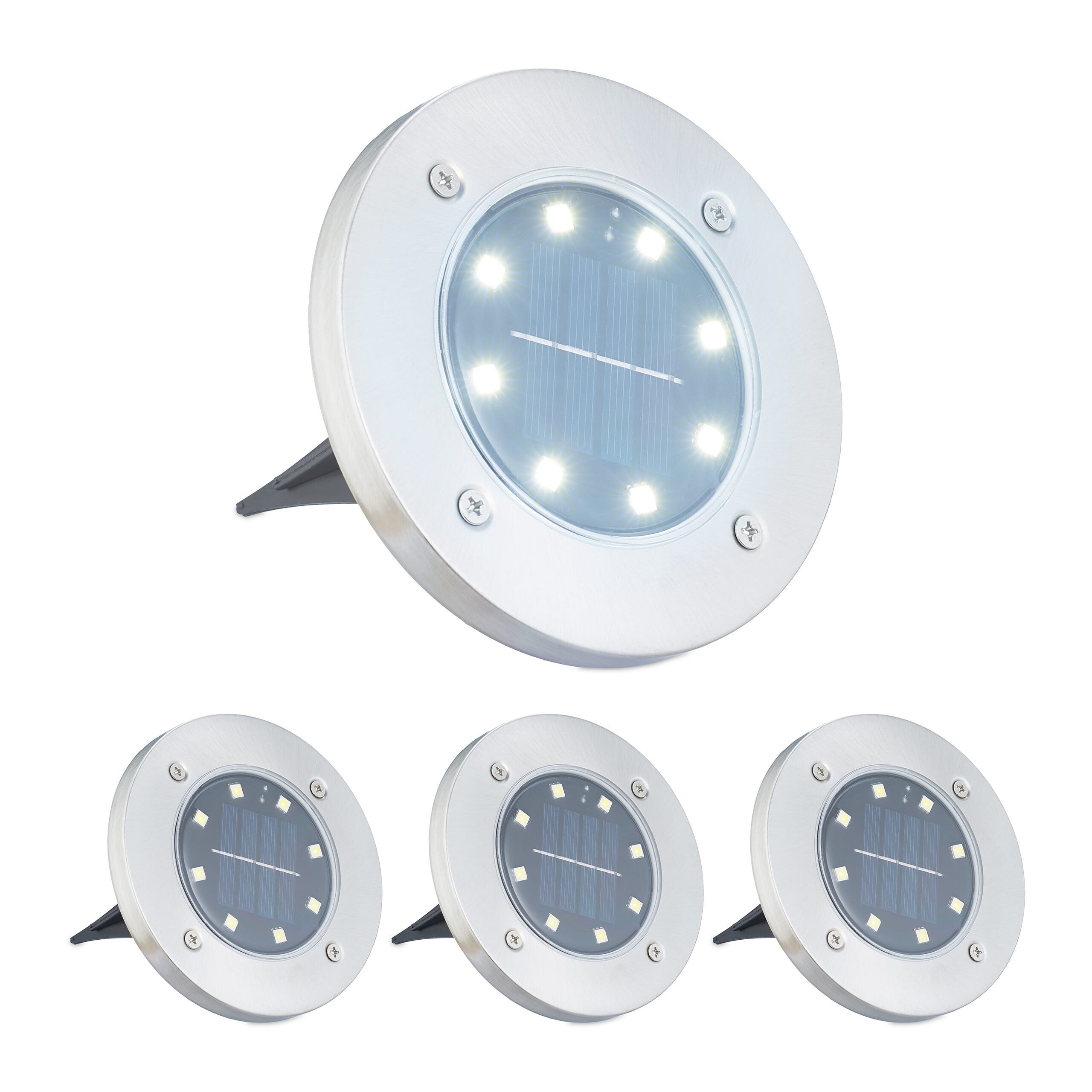 Lampe Solaire Exterieur Detécteur de Mouvement Lampe LED Extérieur Solaire  IP65 128LED IP64 700 lm