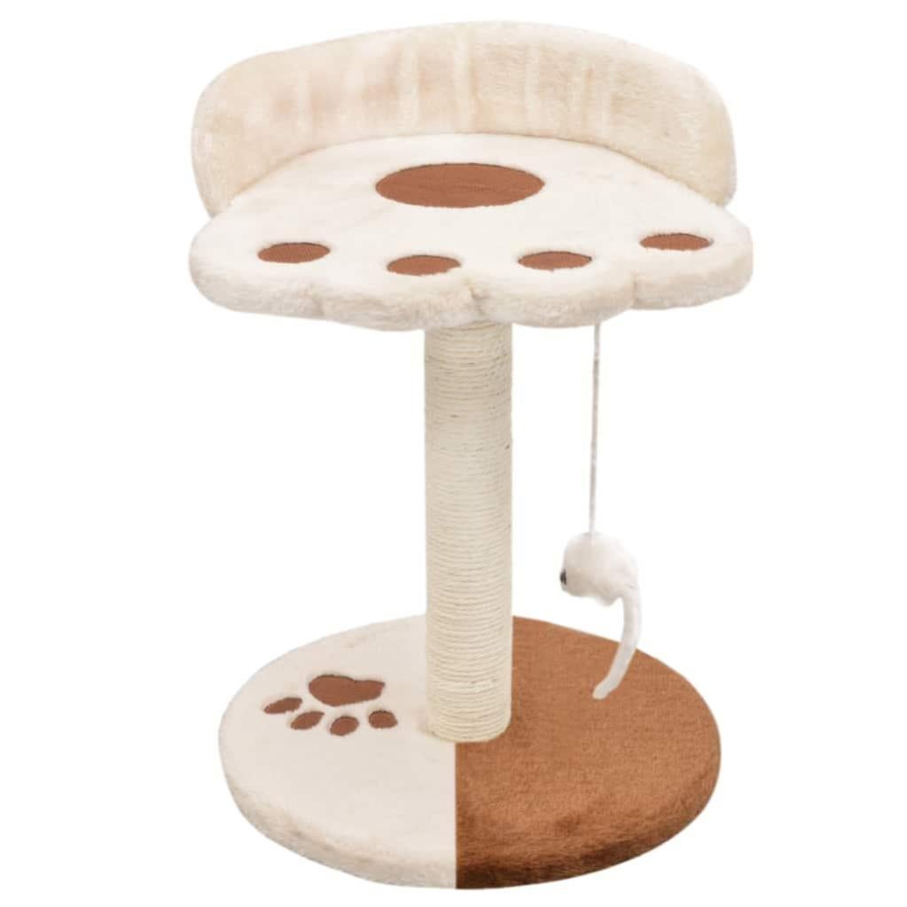 Arbre à Chat Lionto 130 Cm – Griffoir, Jouet, Douillet, Pour Chat Actif Et Joueur