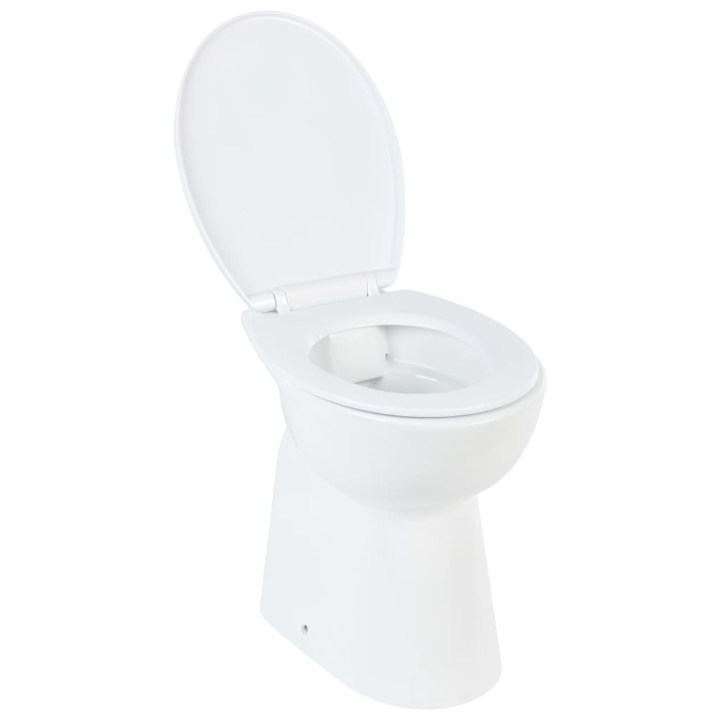 Toilette haute sans bord avec fermeture douce cuvette WC siège de
