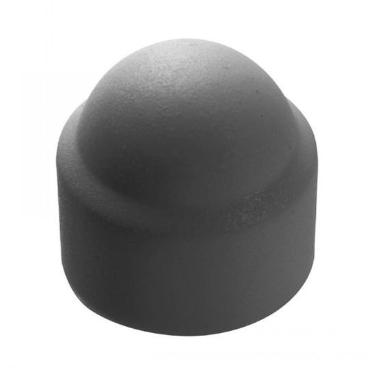 100 pièces M8 Hex hexagone en plastique étanche à la poussière gris dôme  boulon ecrou Protection caches