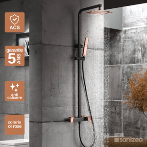 Colonne de douche anti-calcaire chrome imex ural bdg040 IMEX