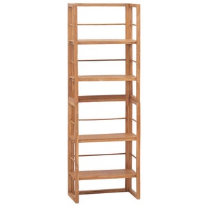 Scaffale da Bagno 36x36x112 cm in Legno Massello di Noce