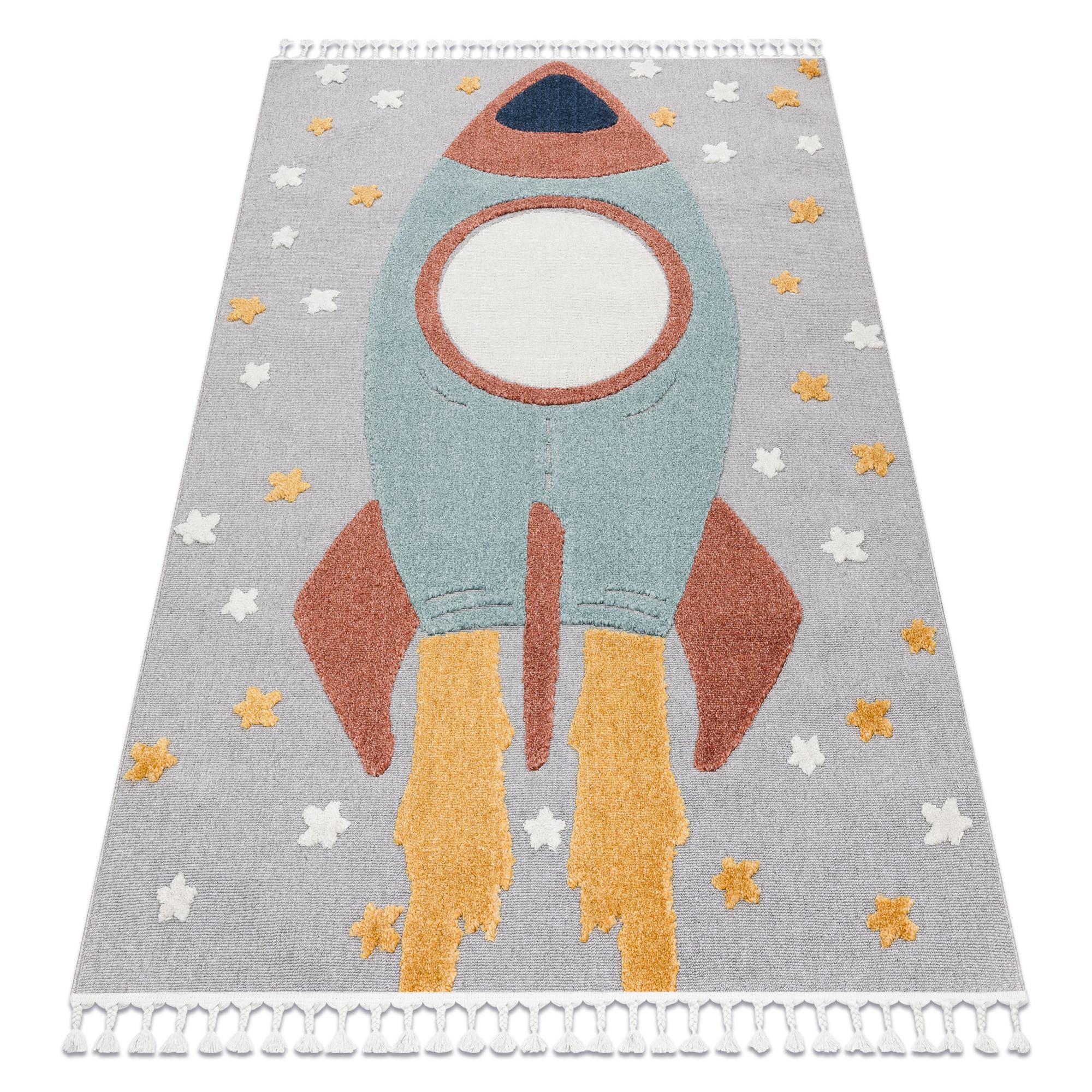 Astronauta Stella Razzo Zaino per Asilo Nido Prescolare Bambini Studente Bookbag Zainetti per 2-7 Anni Capretto Viaggio Ragazze Ragazzi