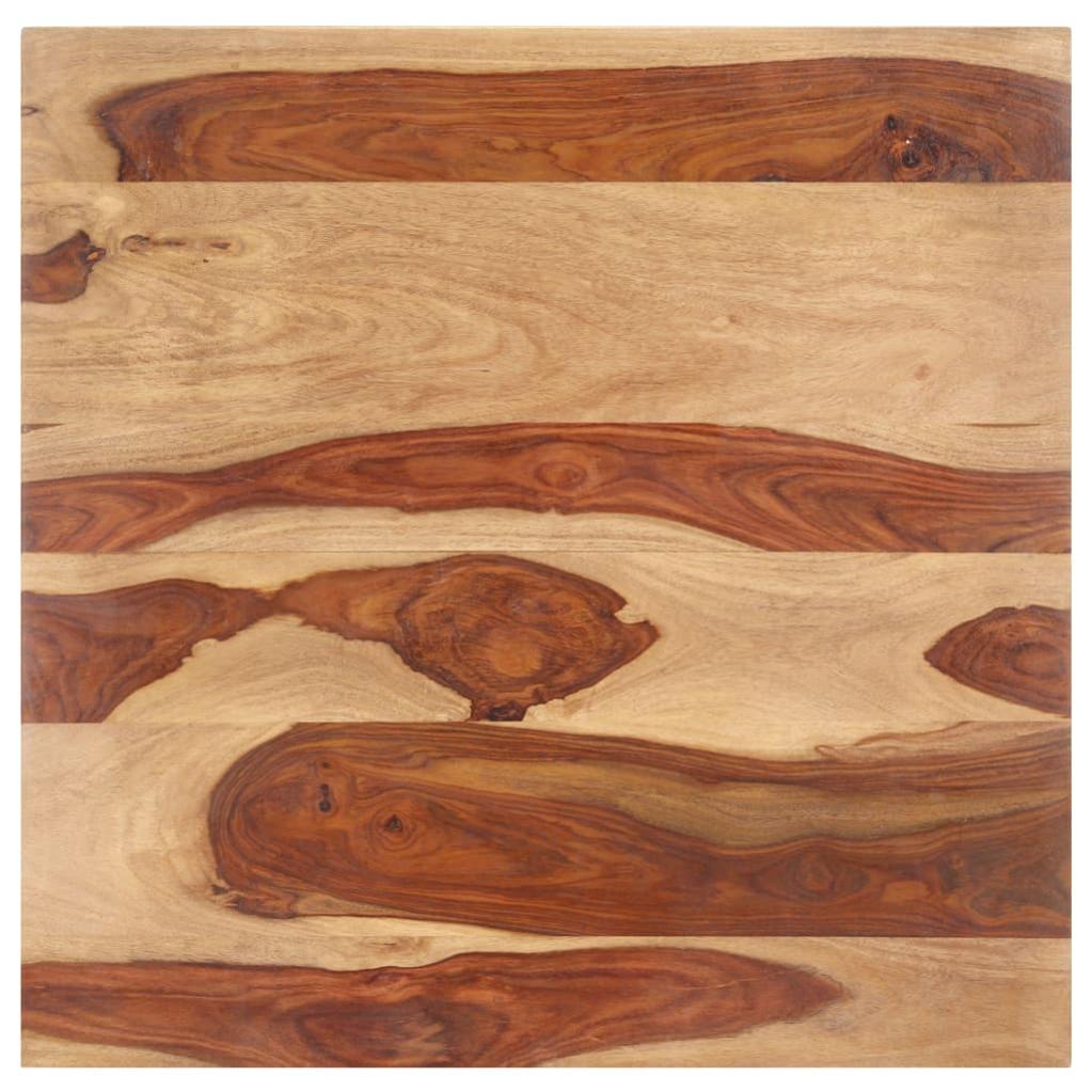 VidaXL Piano Tavolo In Legno Massello Di Acacia 60x60 Cm | Spessore 15-27 Mm | Rinnova Il Tuo Tavolo Con Stile Rustico