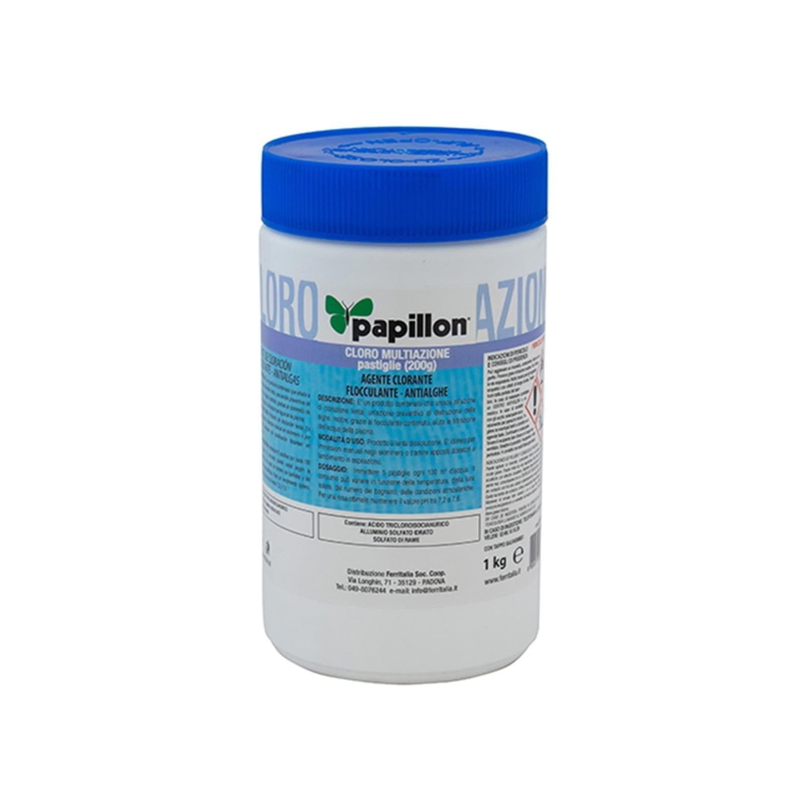 Cloro Per Piscina Bestway STR90 In Pastiglie Da 200g – Confezione Da 1 Kg, Disinfettante A Lento Rilascio, Antibatterico