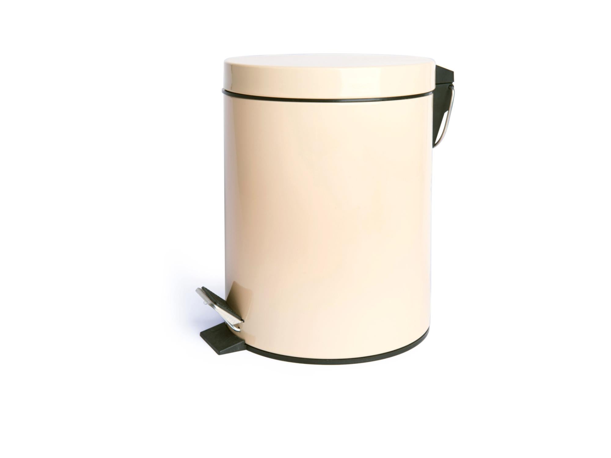 Poubelle Rectangle 5L En Inox Mat JJA – Design Simple Et Pratique Pour Bureau, Salle De Bain