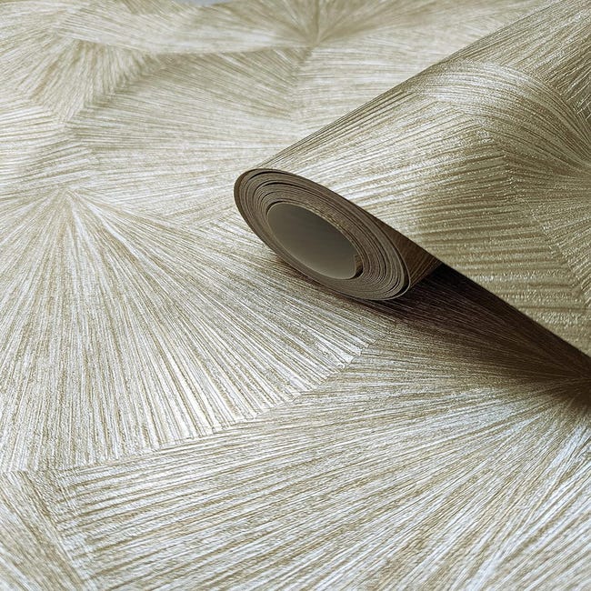 Papier peint blanc vinyle expansé aspect plâtre pour le salon