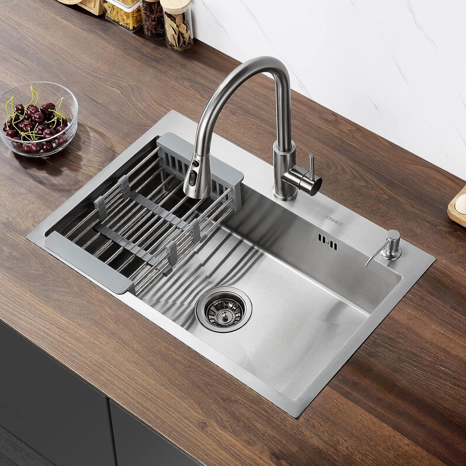 Lavabo en acier inoxydable évier Caping Évier 325 x 175 x 150