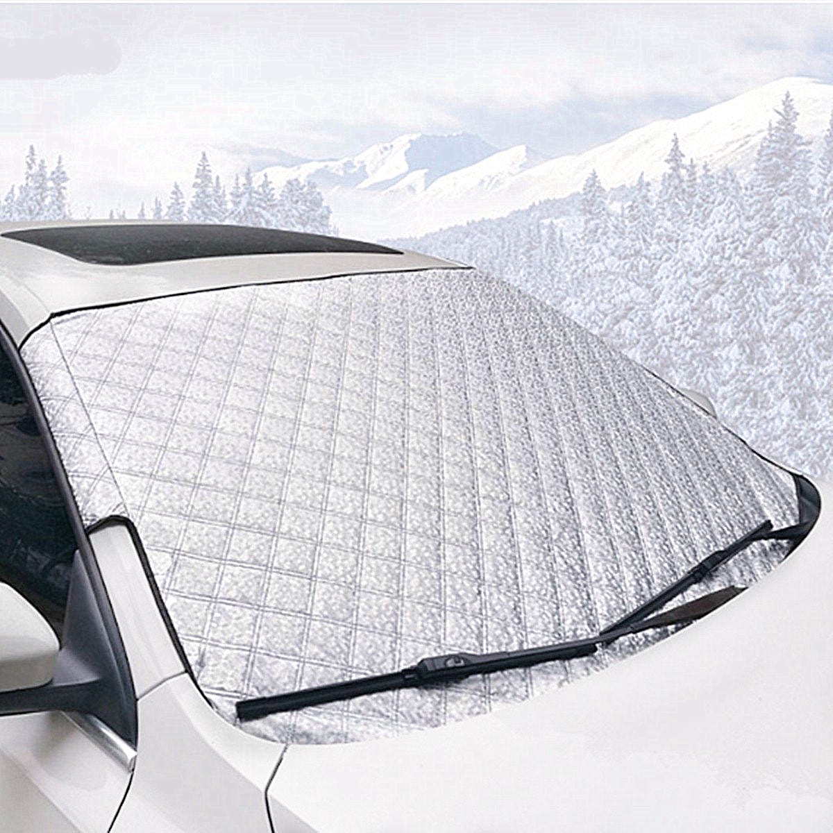 Copertura per parabrezza per auto Parasole per neve Antigelo Anti-UV  Protezione pieghevole universale per auto