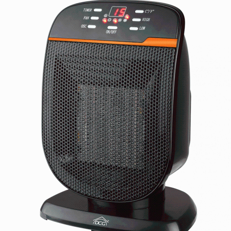 Emerio FH-106145 - Termoventilatore in ceramica, 1800 W, due livelli di potenza