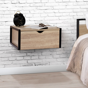 Étagère armoire meuble design étagère d'angle bois de cèdre 110 cm  2702056/3 HELLOSHOP26 Pas Cher 