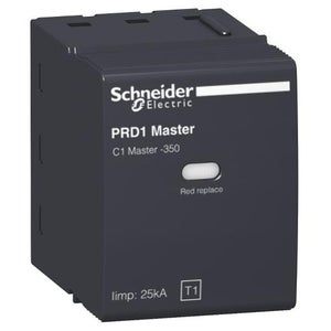 Schneider Electric A9L65601 Acti9 - Parafoudre iPRD65r - 65kA - 350V - 3PN  - avec report de signalisation